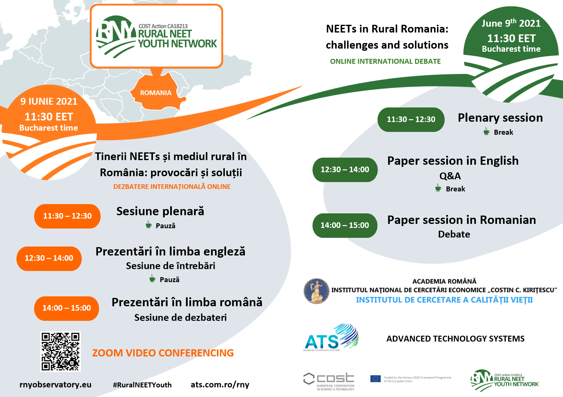 Dezbatere internațională ‘Tinerii NEETs și mediul rural în România: provocări și soluții”